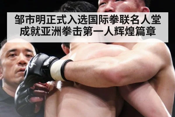 邹市明正式入选国际拳联名人堂 成就亚洲拳击第一人辉煌篇章